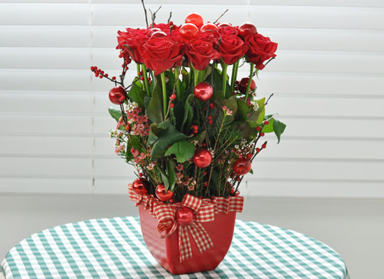 []Romantic Christmas - Rose tree  ɹ