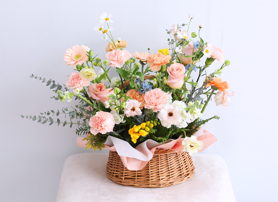 Soft Peach Garden Basket ���� �ɹ��