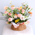 Soft Peach Garden Basket